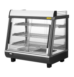 Vitrine chauffante portes avant et arriere Buffalo 96L