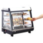 Vitrine chauffante portes avant et arriere Buffalo 96L