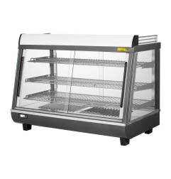 Vitrine chauffante portes avant et arriere Buffalo 136L