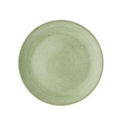 Assiettes avec rebord Churchill Stonecast Sage Green 228mm (Lot de 12)