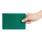 Petits tampons à récurer Jantex verts (lot de 10)