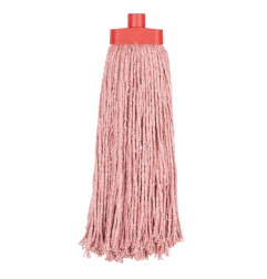 Tête serpillière à franges Kentucky Jantex rouge 450g