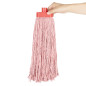 Tête serpillière à franges Kentucky Jantex rouge 450g
