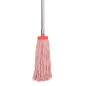 Tête serpillière à franges Kentucky Jantex rouge 450g