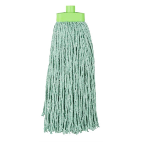 Tête serpillière à franges Kentucky Jantex verte 450g