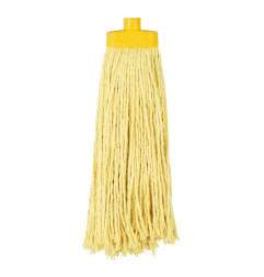 Tête serpillière à franges Kentucky Jantex jaune 450g