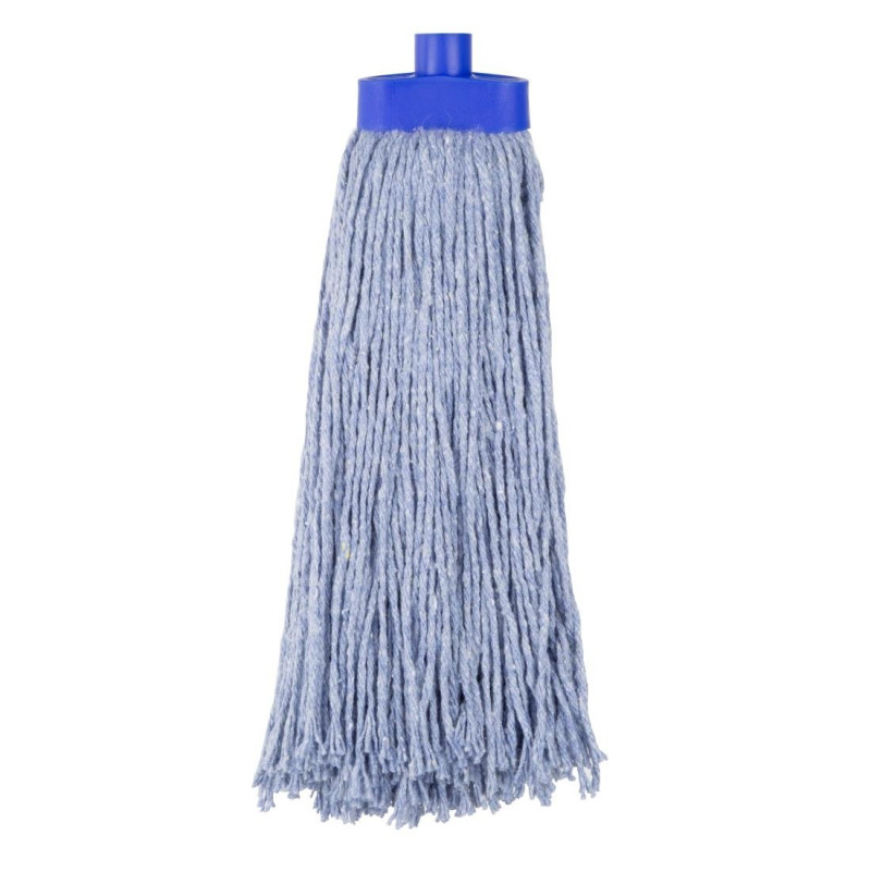 Tête serpillière à franges Kentucky Jantex bleue 450g