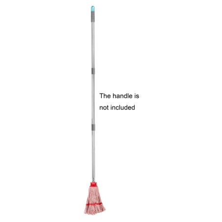 Tête serpillière à franges Jantex bande rouge 200g
