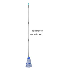Tête serpillière à franges Jantex bande bleue 200g