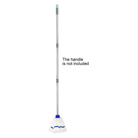 Tête serpillière en microfibre Jantex bande bleue 150g