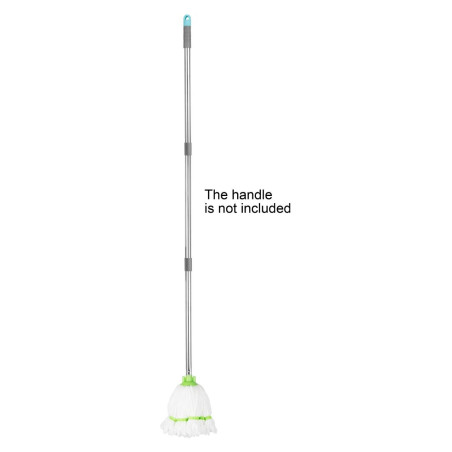 Tête serpillière en microfibre Jantex bande verte 150g