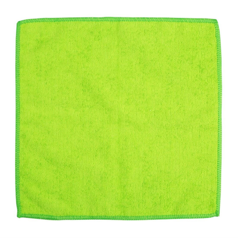 Chiffons en microfibre Jantex verts (lot de 5)