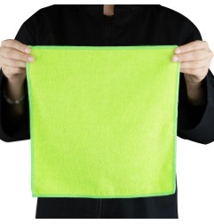 Chiffons en microfibre Jantex verts (lot de 5)