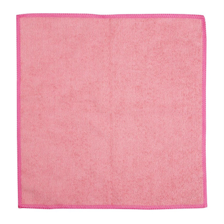 Chiffons en microfibre Jantex roses (lot de 5)