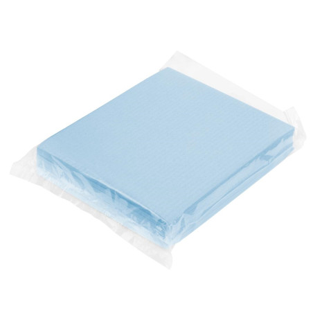 Chiffons de nettoyage en éponge Jantex bleus (lot de 10)