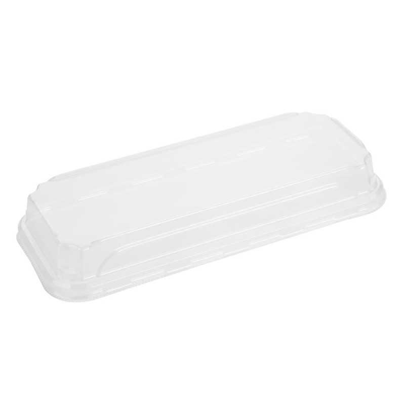 Couvercles en PET pour barquettes à sushi No. 2 Fiesta Recyclable (lot de 300)
