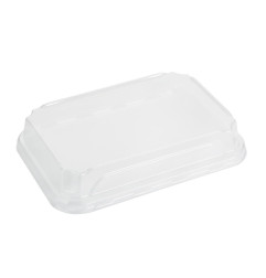 Couvercles en PET pour barquettes à sushi No. 3 Fiesta Recyclable (lot de 300)