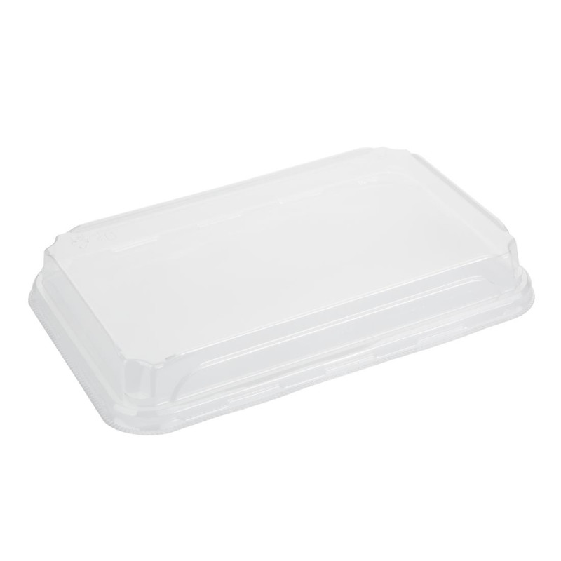 Couvercles en PET pour barquettes à sushi No. 7 Fiesta Recyclable (lot de 300)