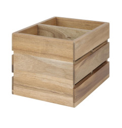 Organisateur de table en bois d'acacia Olympia 210x160x150mm