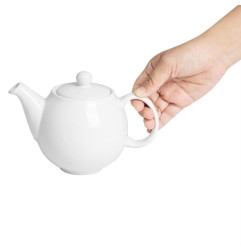 Théières Olympia Café blanches 450ml (lot de 2)