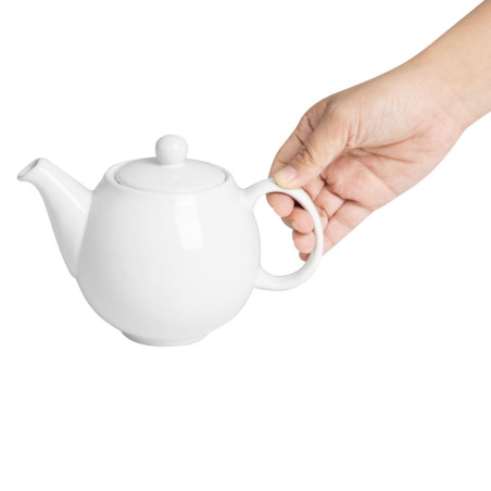 Théières Olympia Café blanches 450ml (lot de 2)