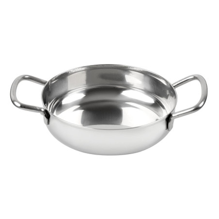 Plat en inox double poignée Olympia Table Presentation 125 mm