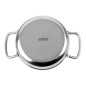 Plat en inox double poignée Olympia Table Presentation 125 mm