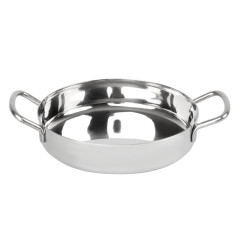 Plat en inox double poignée Olympia Table Presentation 180 mm