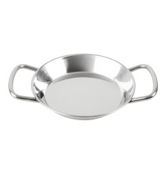 Mini plat à paëlla en inox Olympia Table Presentation 120mm