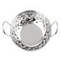Plat Kadai martelé en inox double poignée Olympia Table Presentation 150 mm