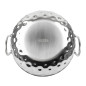 Plat Kadai martelé en inox double poignée Olympia Table Presentation 150 mm