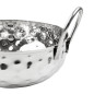 Plat Kadai martelé en inox double poignée Olympia Table Presentation 150 mm