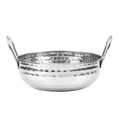 Plat Kadai en inox martelé Olympia Table Presentation 170mm