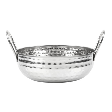 Plat Kadai en inox martelé Olympia Table Presentation 170mm