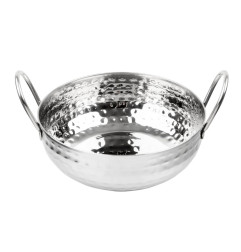 Plat Kadai en inox martelé Olympia Table Presentation 170mm