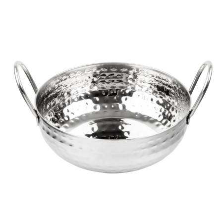 Plat Kadai en inox martelé Olympia Table Presentation 170mm