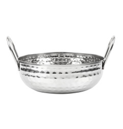 Plat Kadai en inox martelé Olympia Table Presentation 200mm