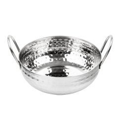 Plat Kadai en inox martelé Olympia Table Presentation 200mm