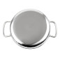 Plat double poignée en inox martelé Olympia Table Presentation 125mm