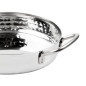 Plat double poignée en inox martelé Olympia Table Presentation 125mm