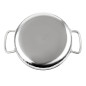 Plat inox martelé double poignée Olympia Table Presentation 150mm