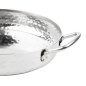 Plat double poignée en inox martelé Olympia Table Presentation 180mm