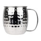 Mugs en acier inoxydable martelé Olympia Barware 440ml 