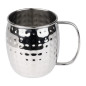 Mugs en acier inoxydable martelé Olympia Barware 440ml 