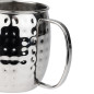 Mugs en acier inoxydable martelé Olympia Barware 440ml 