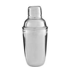 Mini shaker à cocktail en acier inoxydable Olympia 3 pièces 300ml