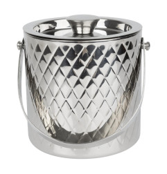 Seau à glace en inox double paroi Olympia Geo 2L