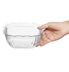 Petit saladier Olympia Kristallon transparent