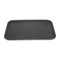 Plateau rectangulaire antidérapant en fibre de verre Olympia Kristallon noir 405x560mm