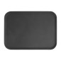 Plateau rectangulaire antidérapant en fibre de verre Olympia Kristallon noir 405x560mm